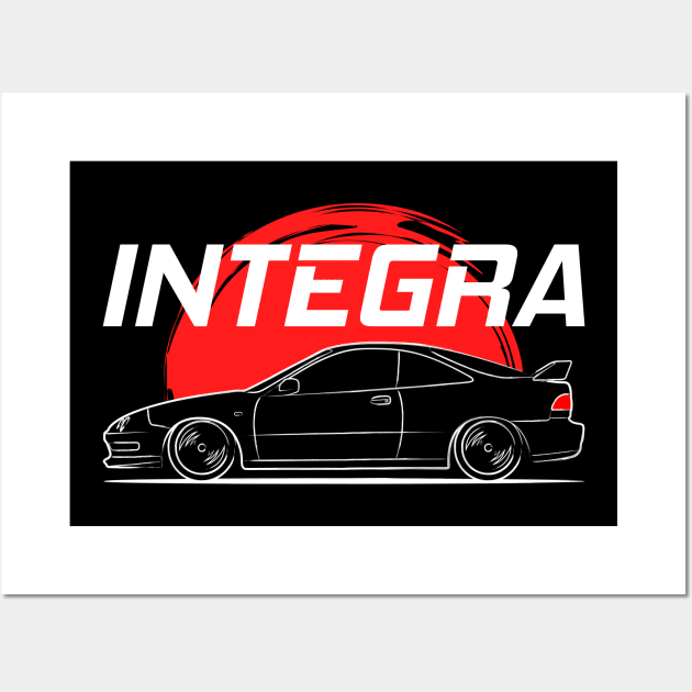 JDM Integra R Wall Art by GoldenTuners